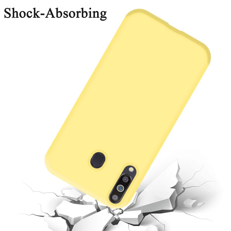 Cadorabo Hülle kompatibel mit Samsung Galaxy M30 / A40s Schutzhülle aus flexiblem TPU Silikon