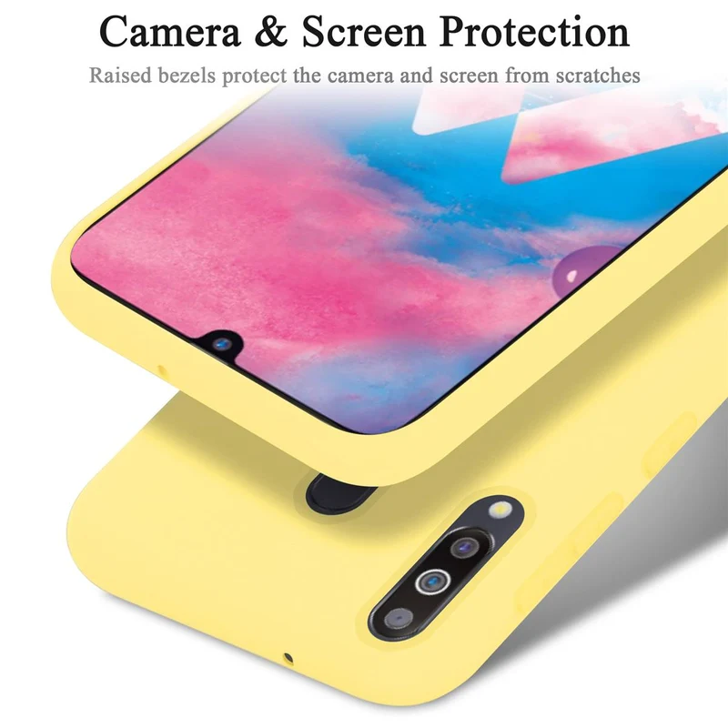 Cadorabo Hülle kompatibel mit Samsung Galaxy M30 / A40s Schutzhülle aus flexiblem TPU Silikon