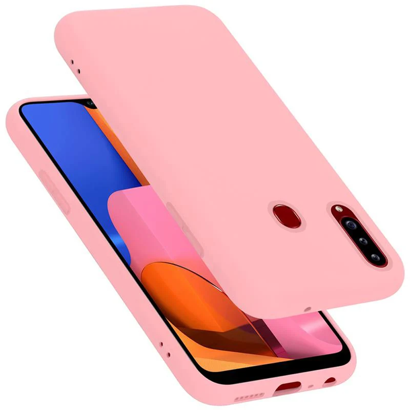 Cadorabo Hülle kompatibel mit Samsung Galaxy A20s Schutzhülle aus flexiblem TPU Silikon