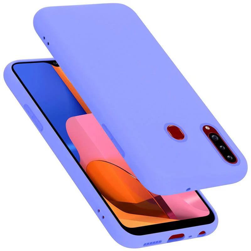Cadorabo Hülle kompatibel mit Samsung Galaxy A20s Schutzhülle aus flexiblem TPU Silikon