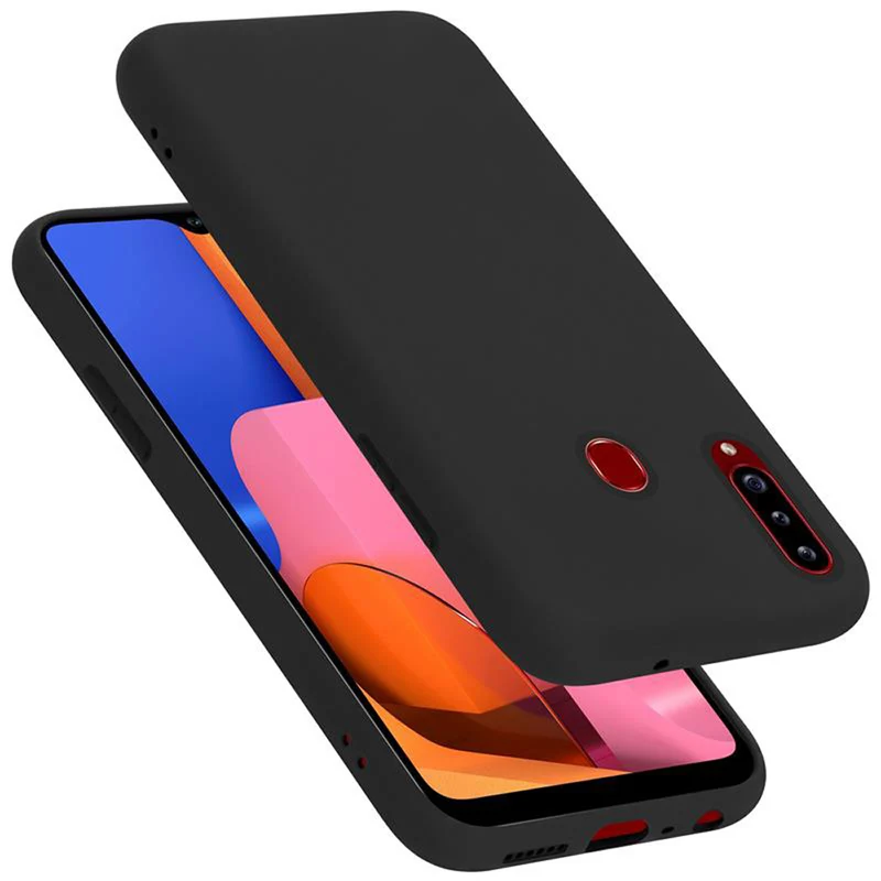 Cadorabo Hülle kompatibel mit Samsung Galaxy A20s Schutzhülle aus flexiblem TPU Silikon