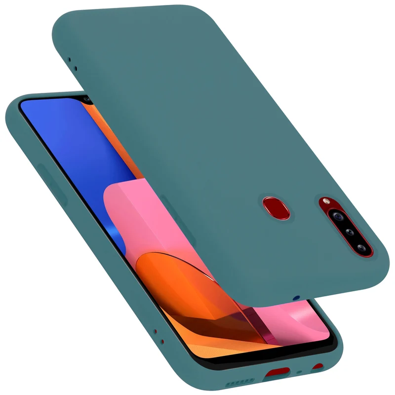 Cadorabo Hülle kompatibel mit Samsung Galaxy A20s Schutzhülle aus flexiblem TPU Silikon