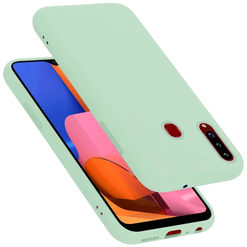 Cadorabo Hülle kompatibel mit Samsung Galaxy A20s Schutzhülle aus flexiblem TPU Silikon