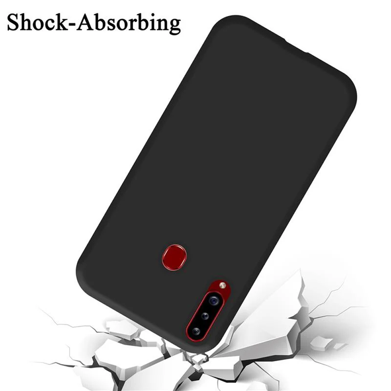 Cadorabo Hülle kompatibel mit Samsung Galaxy A20s Schutzhülle aus flexiblem TPU Silikon