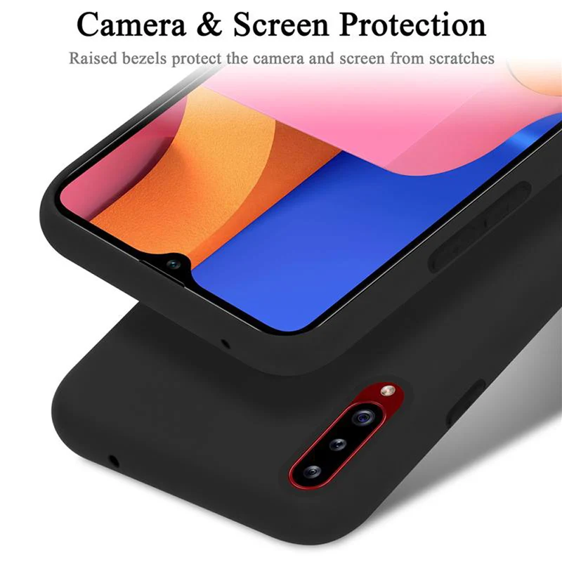 Cadorabo Hülle kompatibel mit Samsung Galaxy A20s Schutzhülle aus flexiblem TPU Silikon