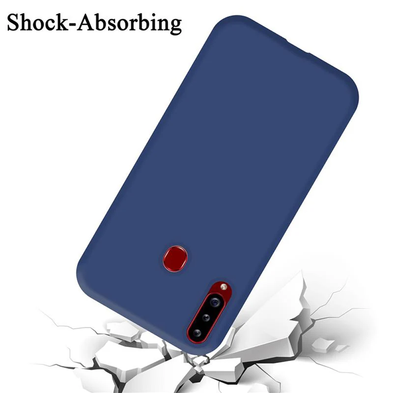 Cadorabo Hülle kompatibel mit Samsung Galaxy A20s Schutzhülle aus flexiblem TPU Silikon