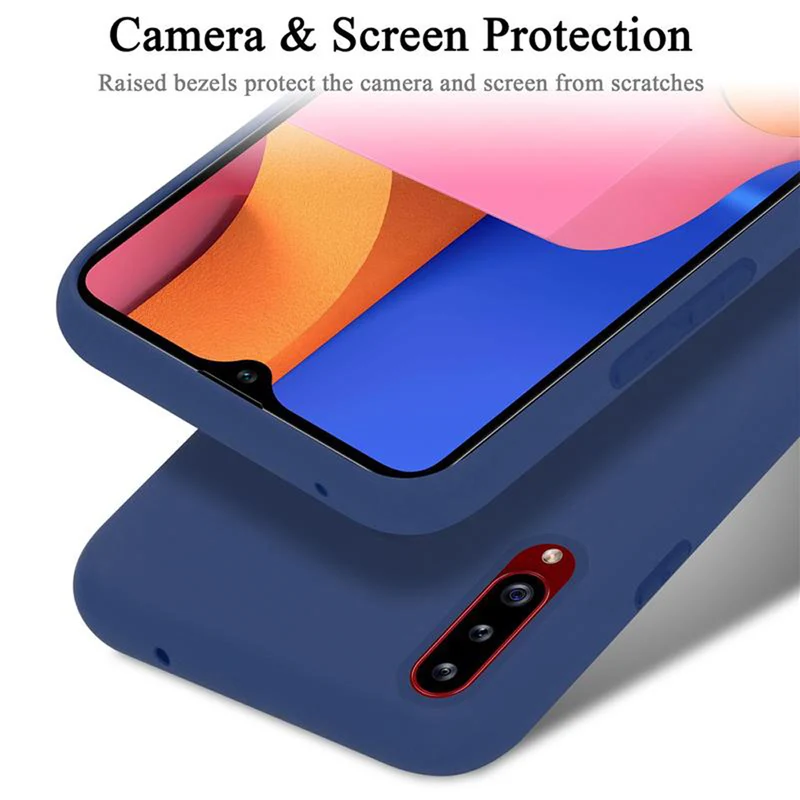 Cadorabo Hülle kompatibel mit Samsung Galaxy A20s Schutzhülle aus flexiblem TPU Silikon
