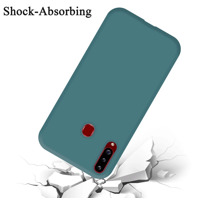 Cadorabo Hülle kompatibel mit Samsung Galaxy A20s Schutzhülle aus flexiblem TPU Silikon