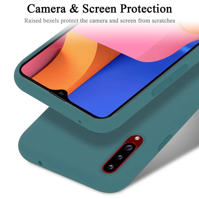 Cadorabo Hülle kompatibel mit Samsung Galaxy A20s Schutzhülle aus flexiblem TPU Silikon