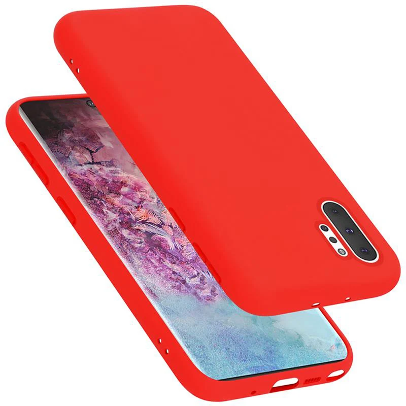 Cadorabo Hülle kompatibel mit Samsung Galaxy NOTE 10 PLUS Schutzhülle aus flexiblem TPU Silikon