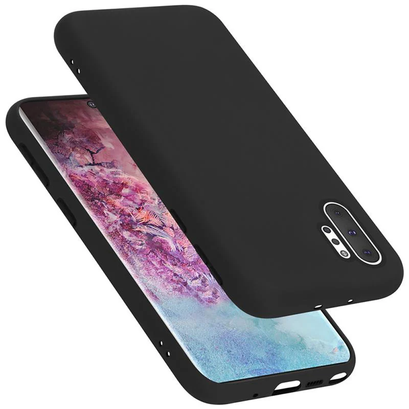 Cadorabo Hülle kompatibel mit Samsung Galaxy NOTE 10 PLUS Schutzhülle aus flexiblem TPU Silikon
