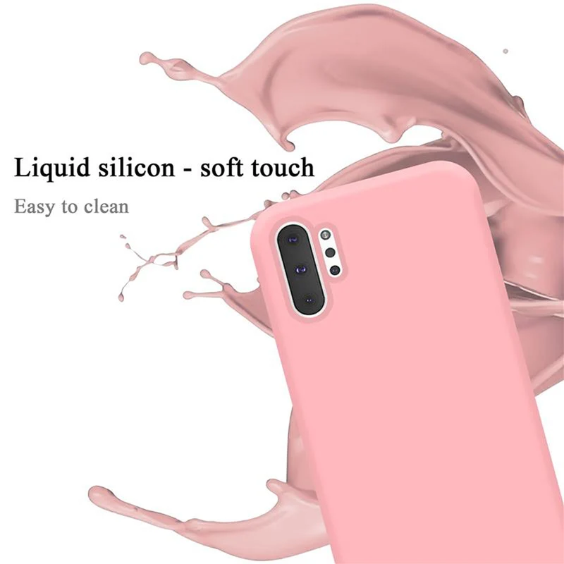 Cadorabo Hülle kompatibel mit Samsung Galaxy NOTE 10 PLUS Schutzhülle aus flexiblem TPU Silikon