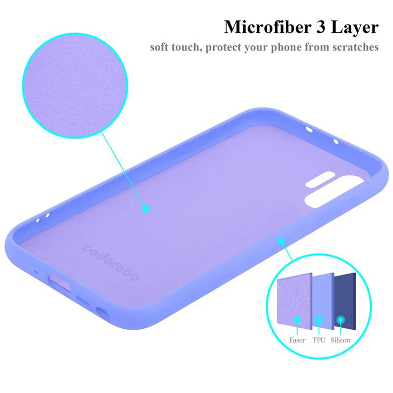 Cadorabo Hülle kompatibel mit Samsung Galaxy NOTE 10 PLUS Schutzhülle aus flexiblem TPU Silikon