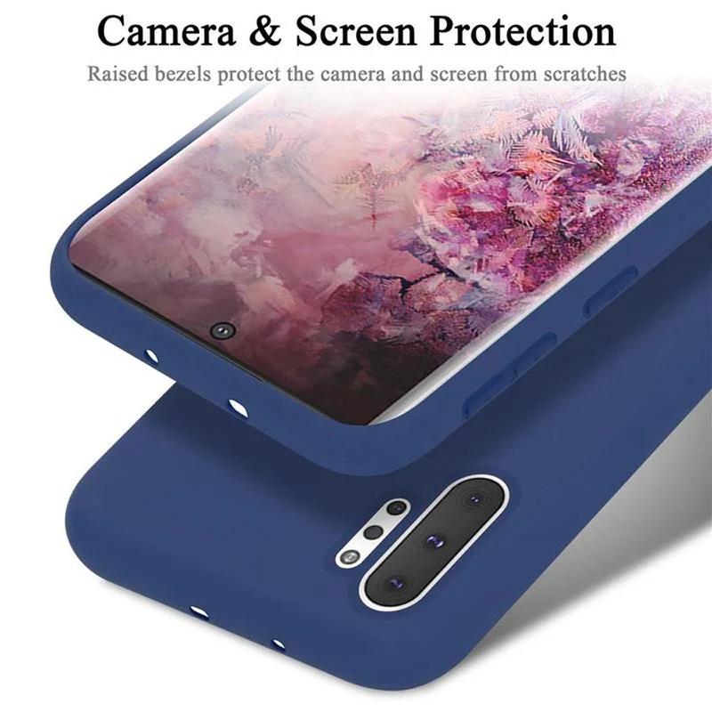 Cadorabo Hülle kompatibel mit Samsung Galaxy NOTE 10 PLUS Schutzhülle aus flexiblem TPU Silikon