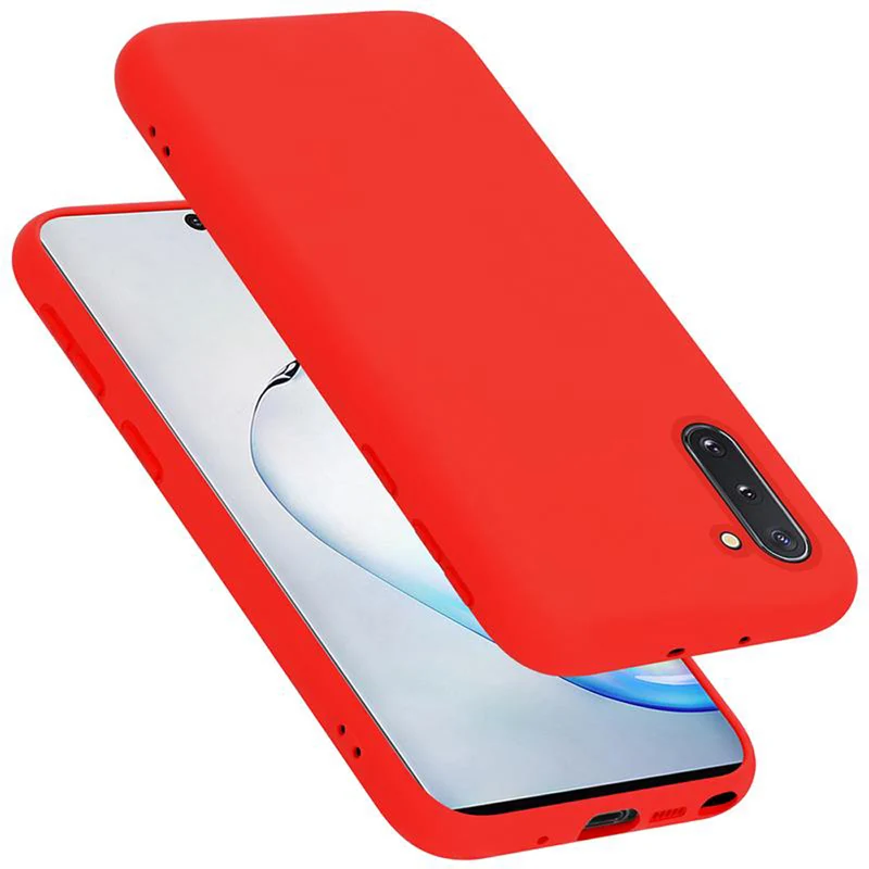 Cadorabo Hülle kompatibel mit Samsung Galaxy NOTE 10 Schutzhülle aus flexiblem TPU Silikon