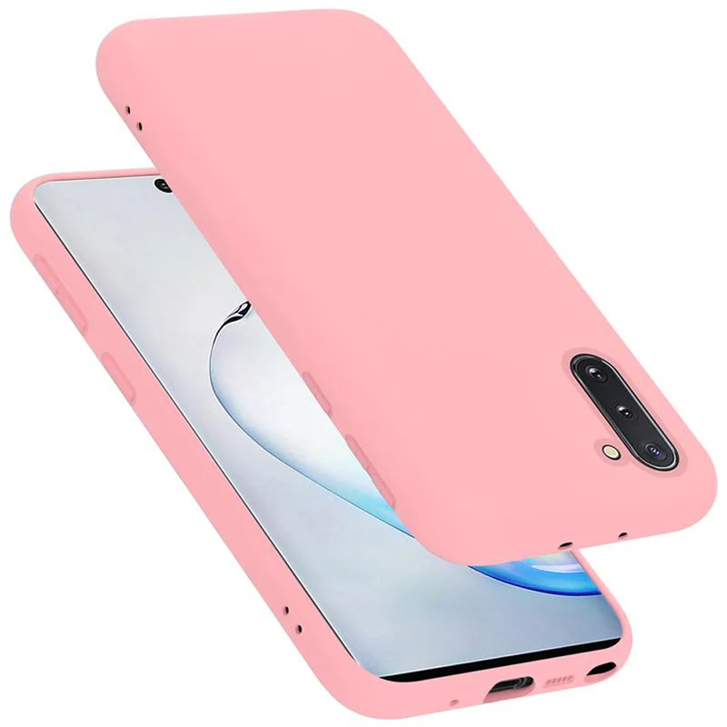 Cadorabo Hülle kompatibel mit Samsung Galaxy NOTE 10 Schutzhülle aus flexiblem TPU Silikon