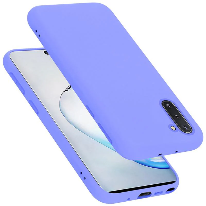 Cadorabo Hülle kompatibel mit Samsung Galaxy NOTE 10 Schutzhülle aus flexiblem TPU Silikon