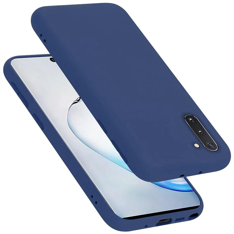 Cadorabo Hülle kompatibel mit Samsung Galaxy NOTE 10 Schutzhülle aus flexiblem TPU Silikon