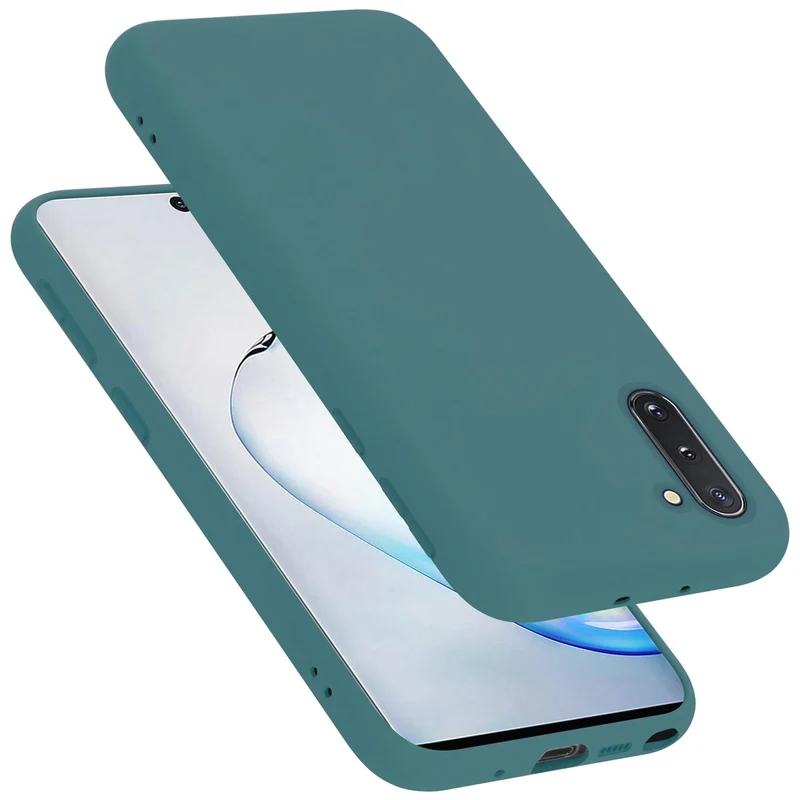 Cadorabo Hülle kompatibel mit Samsung Galaxy NOTE 10 Schutzhülle aus flexiblem TPU Silikon