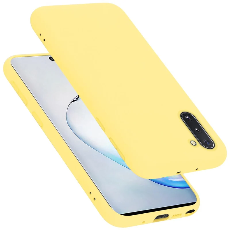 Cadorabo Hülle kompatibel mit Samsung Galaxy NOTE 10 Schutzhülle aus flexiblem TPU Silikon