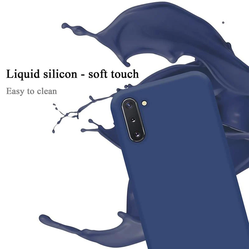 Cadorabo Hülle kompatibel mit Samsung Galaxy NOTE 10 Schutzhülle aus flexiblem TPU Silikon