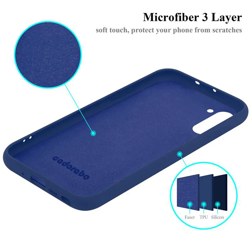 Cadorabo Hülle kompatibel mit Samsung Galaxy NOTE 10 Schutzhülle aus flexiblem TPU Silikon