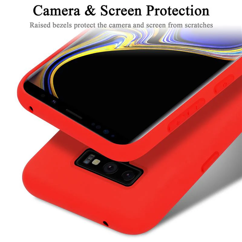 Cadorabo Hülle kompatibel mit Samsung Galaxy NOTE 9 Schutzhülle aus flexiblem TPU Silikon