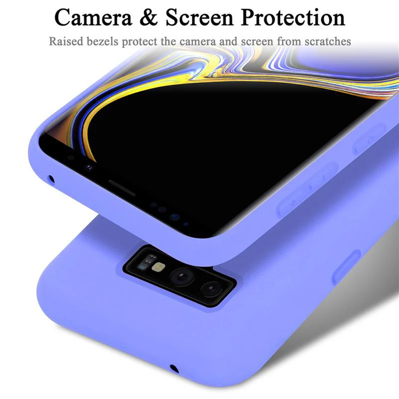 Cadorabo Hülle kompatibel mit Samsung Galaxy NOTE 9 Schutzhülle aus flexiblem TPU Silikon
