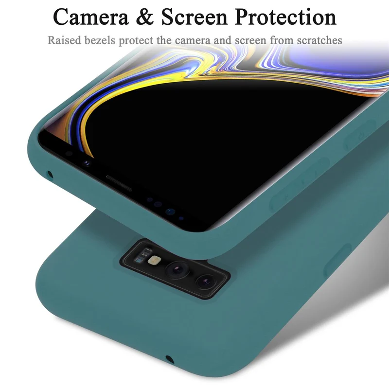 Cadorabo Hülle kompatibel mit Samsung Galaxy NOTE 9 Schutzhülle aus flexiblem TPU Silikon
