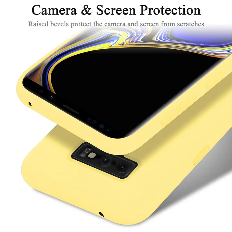Cadorabo Hülle kompatibel mit Samsung Galaxy NOTE 9 Schutzhülle aus flexiblem TPU Silikon