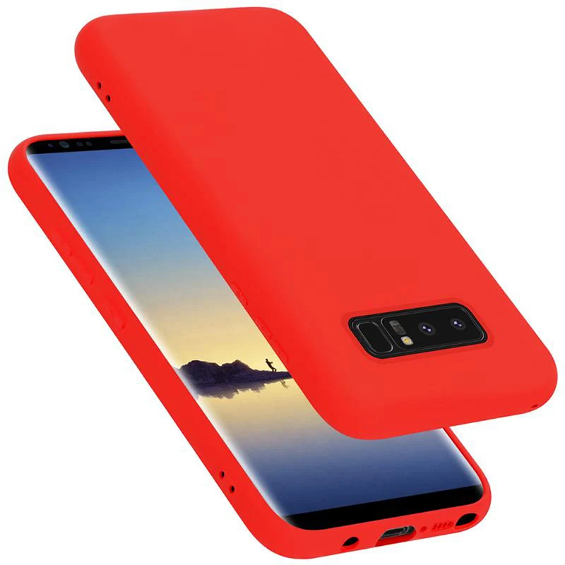 Cadorabo Hülle kompatibel mit Samsung Galaxy NOTE 8 Schutzhülle aus flexiblem TPU Silikon