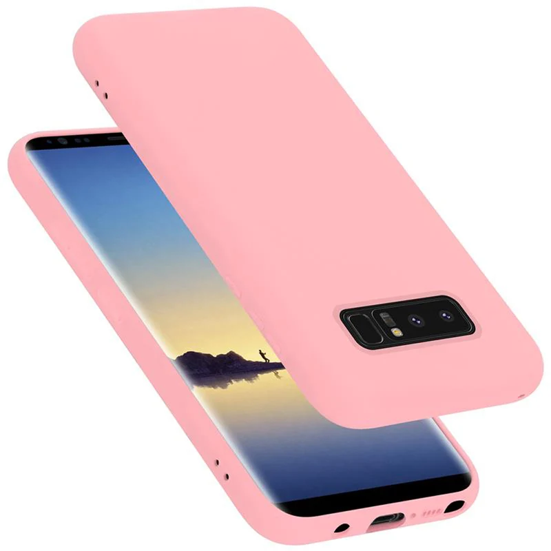 Cadorabo Hülle kompatibel mit Samsung Galaxy NOTE 8 Schutzhülle aus flexiblem TPU Silikon