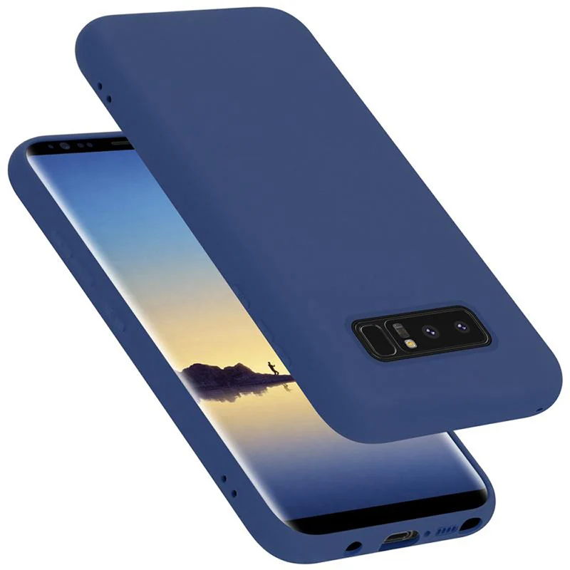 Cadorabo Hülle kompatibel mit Samsung Galaxy NOTE 8 Schutzhülle aus flexiblem TPU Silikon