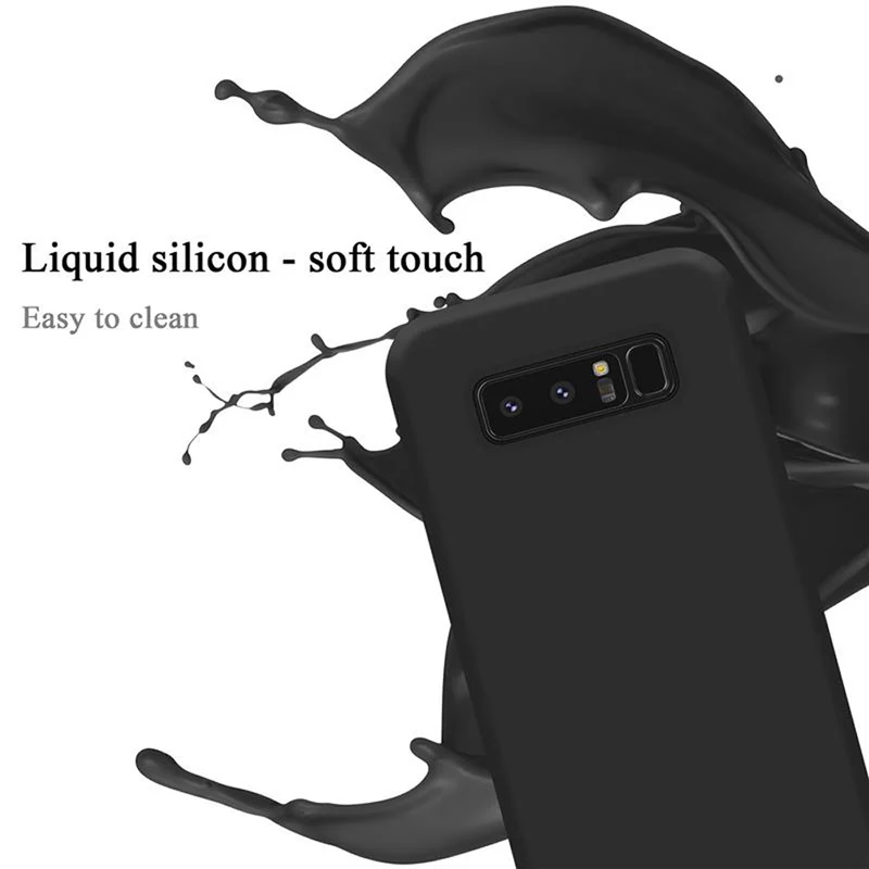 Cadorabo Hülle kompatibel mit Samsung Galaxy NOTE 8 Schutzhülle aus flexiblem TPU Silikon