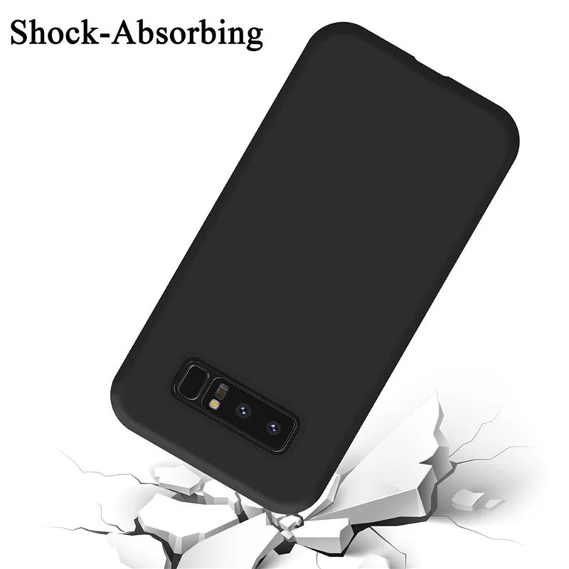Cadorabo Hülle kompatibel mit Samsung Galaxy NOTE 8 Schutzhülle aus flexiblem TPU Silikon