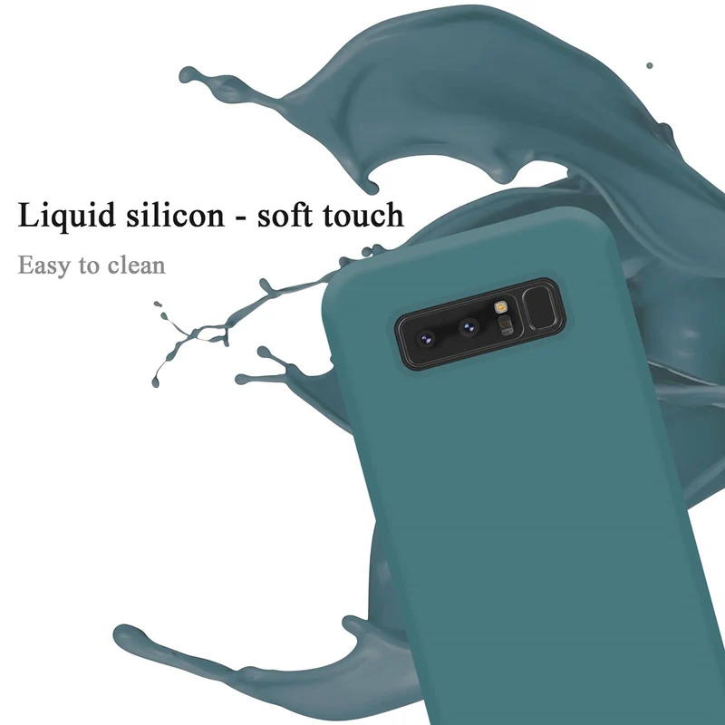 Cadorabo Hülle kompatibel mit Samsung Galaxy NOTE 8 Schutzhülle aus flexiblem TPU Silikon