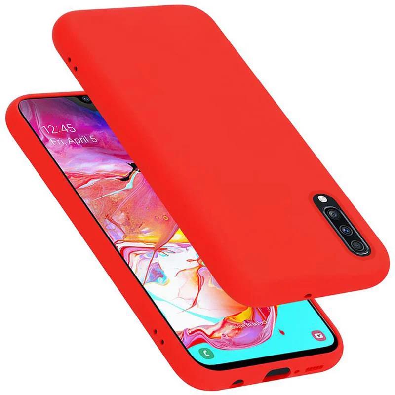 Cadorabo Hülle kompatibel mit Samsung Galaxy A70 / A70s Schutzhülle aus flexiblem TPU Silikon