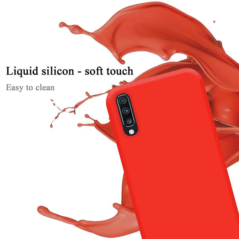 Cadorabo Hülle kompatibel mit Samsung Galaxy A70 / A70s Schutzhülle aus flexiblem TPU Silikon
