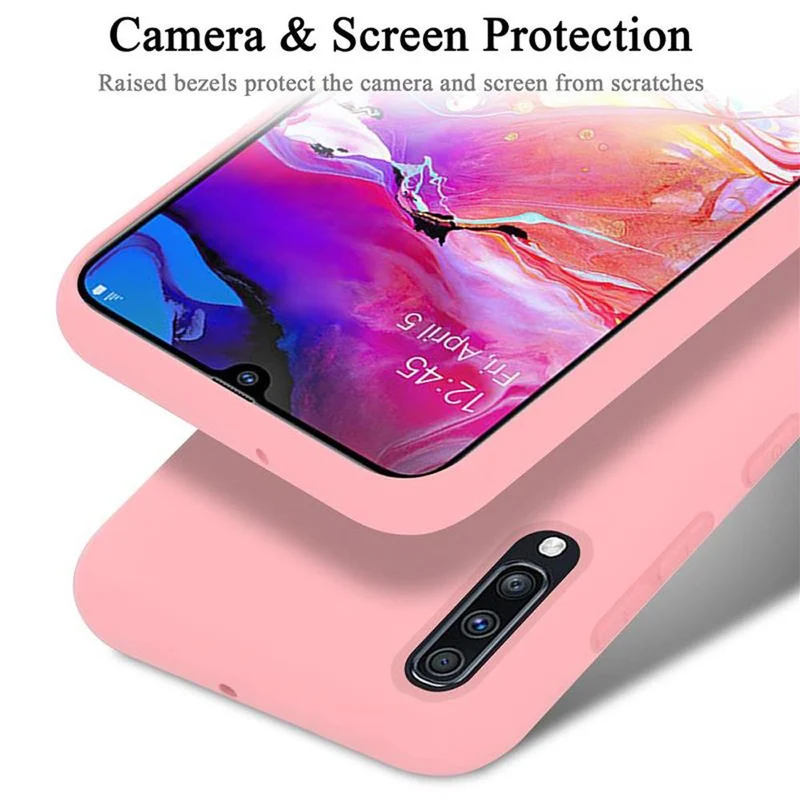Cadorabo Hülle kompatibel mit Samsung Galaxy A70 / A70s Schutzhülle aus flexiblem TPU Silikon
