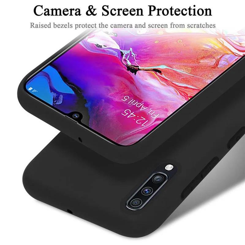 Cadorabo Hülle kompatibel mit Samsung Galaxy A70 / A70s Schutzhülle aus flexiblem TPU Silikon