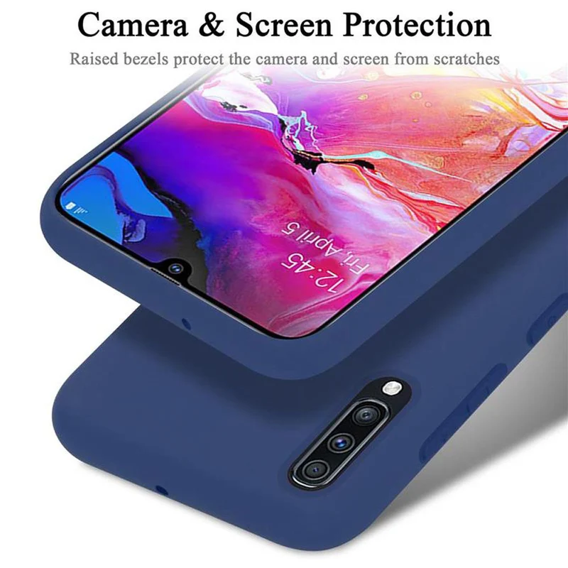 Cadorabo Hülle kompatibel mit Samsung Galaxy A70 / A70s Schutzhülle aus flexiblem TPU Silikon
