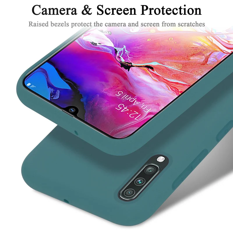 Cadorabo Hülle kompatibel mit Samsung Galaxy A70 / A70s Schutzhülle aus flexiblem TPU Silikon