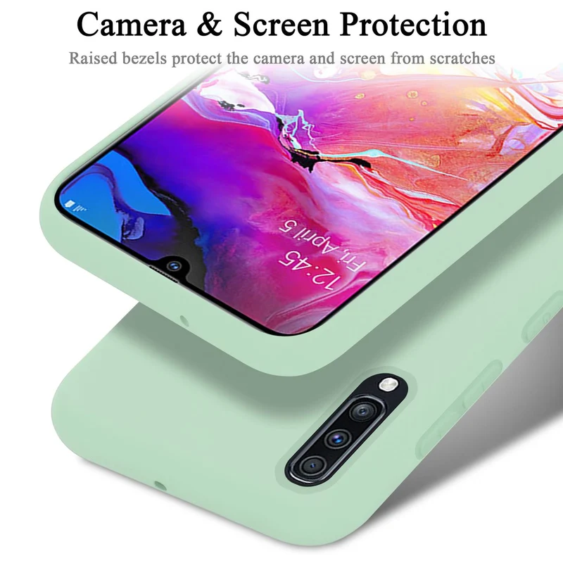 Cadorabo Hülle kompatibel mit Samsung Galaxy A70 / A70s Schutzhülle aus flexiblem TPU Silikon