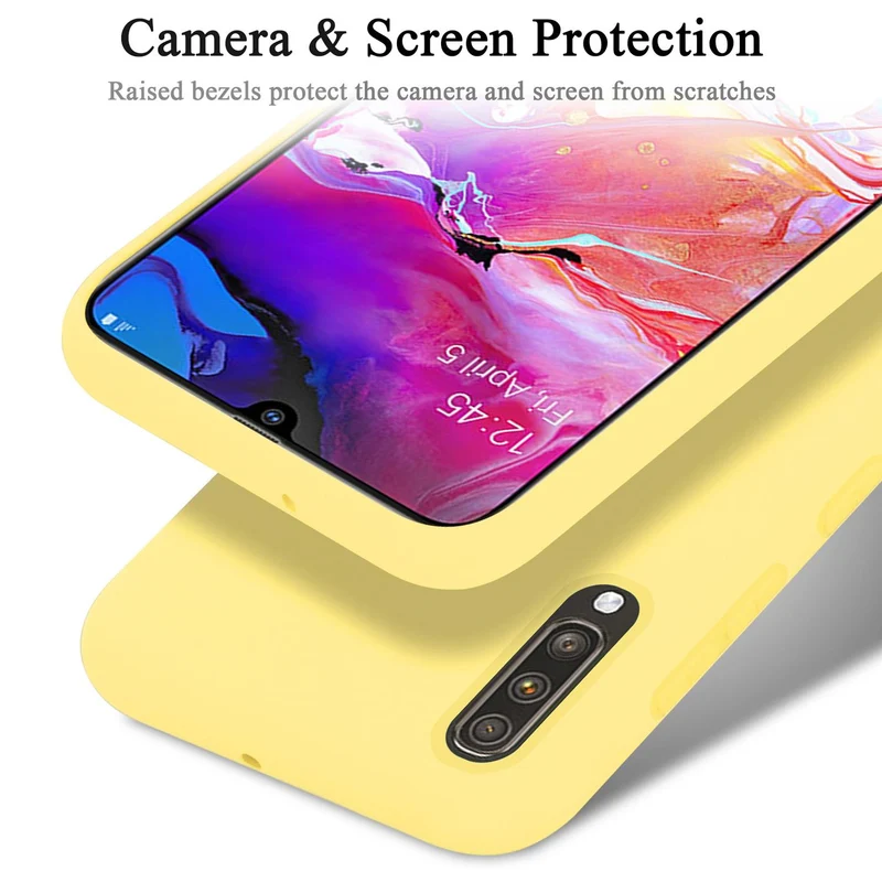 Cadorabo Hülle kompatibel mit Samsung Galaxy A70 / A70s Schutzhülle aus flexiblem TPU Silikon