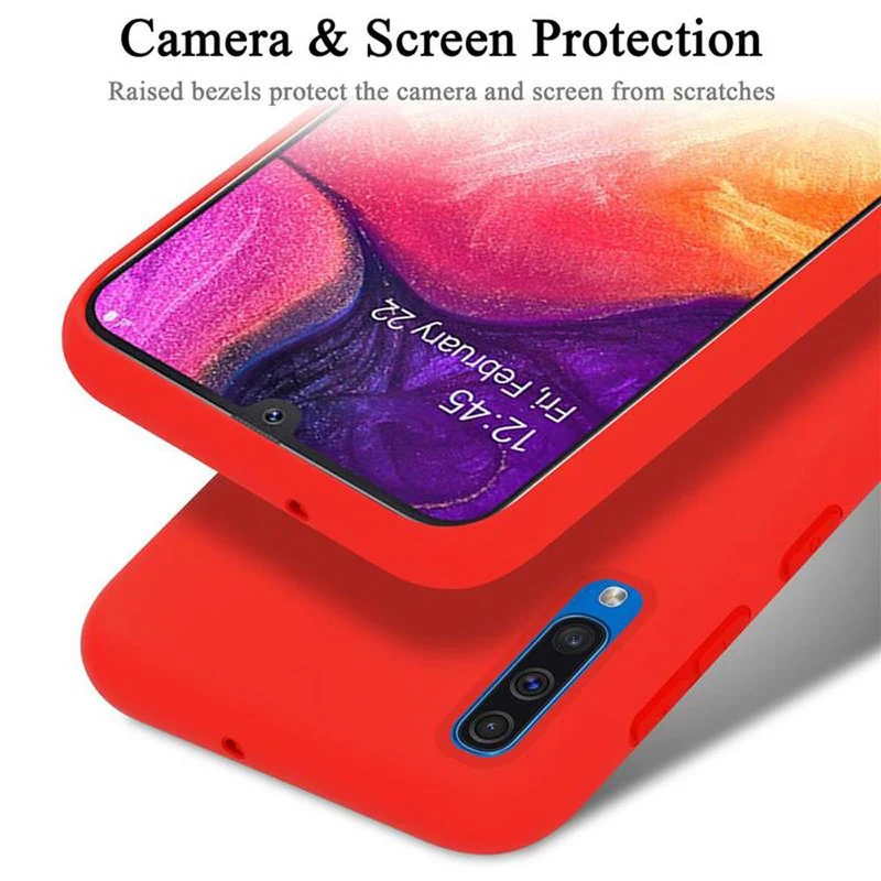 Cadorabo Hülle kompatibel mit Samsung Galaxy A50 4G / A50s / A30s Schutzhülle aus flexiblem TPU Silikon