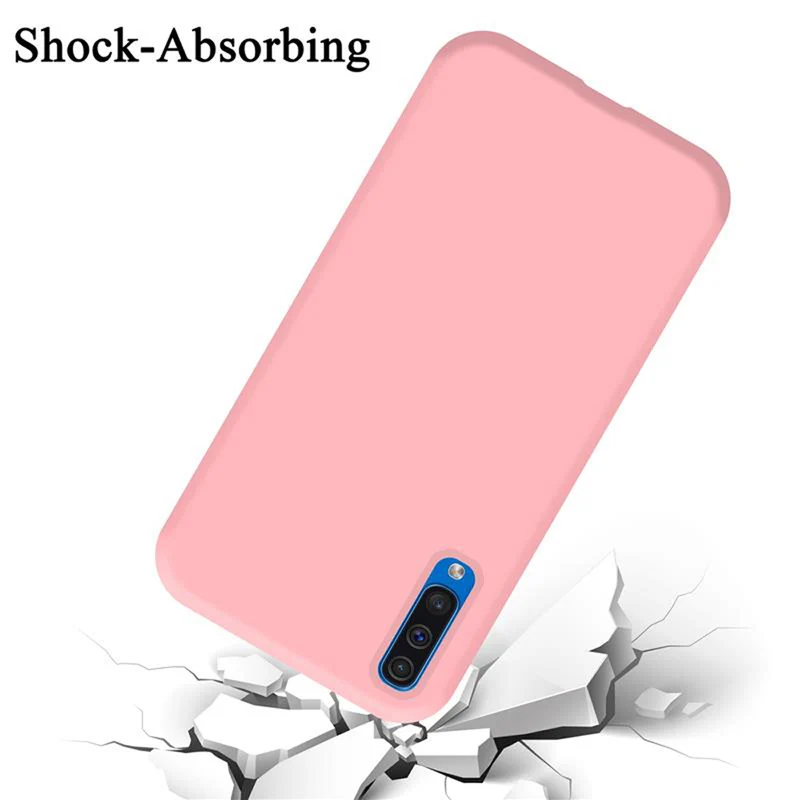 Cadorabo Hülle kompatibel mit Samsung Galaxy A50 4G / A50s / A30s Schutzhülle aus flexiblem TPU Silikon