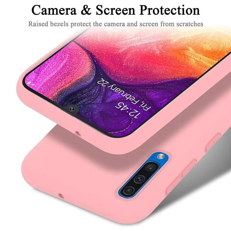 Cadorabo Hülle kompatibel mit Samsung Galaxy A50 4G / A50s / A30s Schutzhülle aus flexiblem TPU Silikon