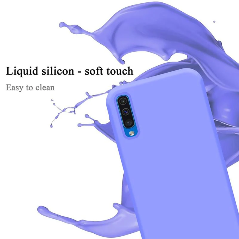 Cadorabo Hülle kompatibel mit Samsung Galaxy A50 4G / A50s / A30s Schutzhülle aus flexiblem TPU Silikon