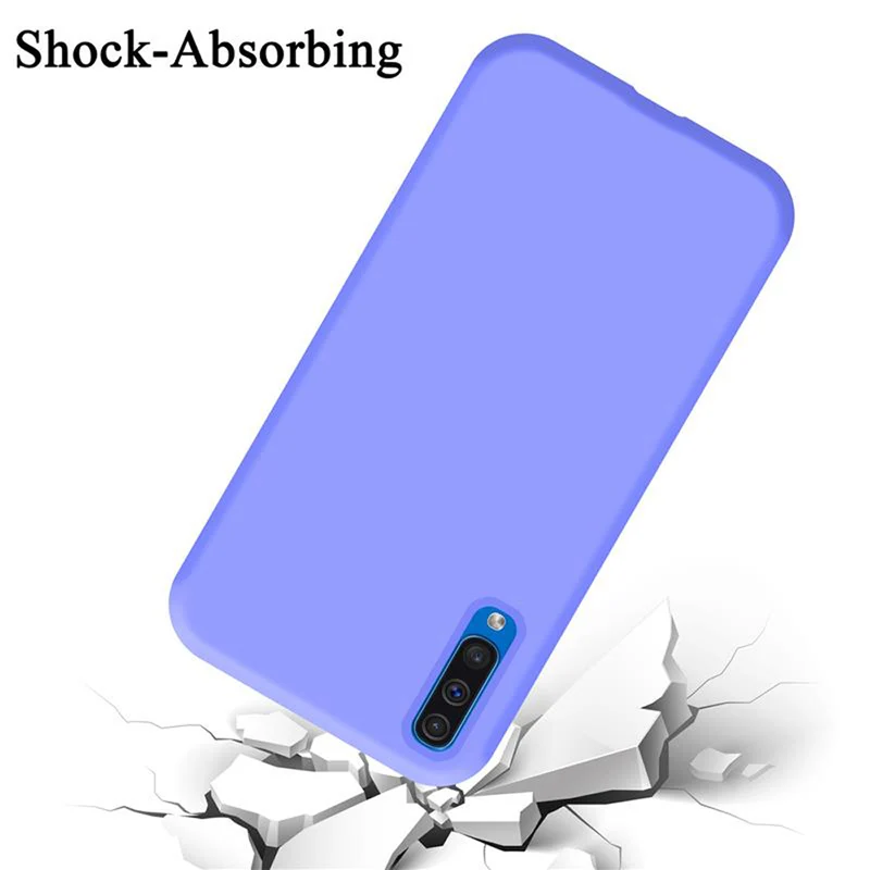 Cadorabo Hülle kompatibel mit Samsung Galaxy A50 4G / A50s / A30s Schutzhülle aus flexiblem TPU Silikon