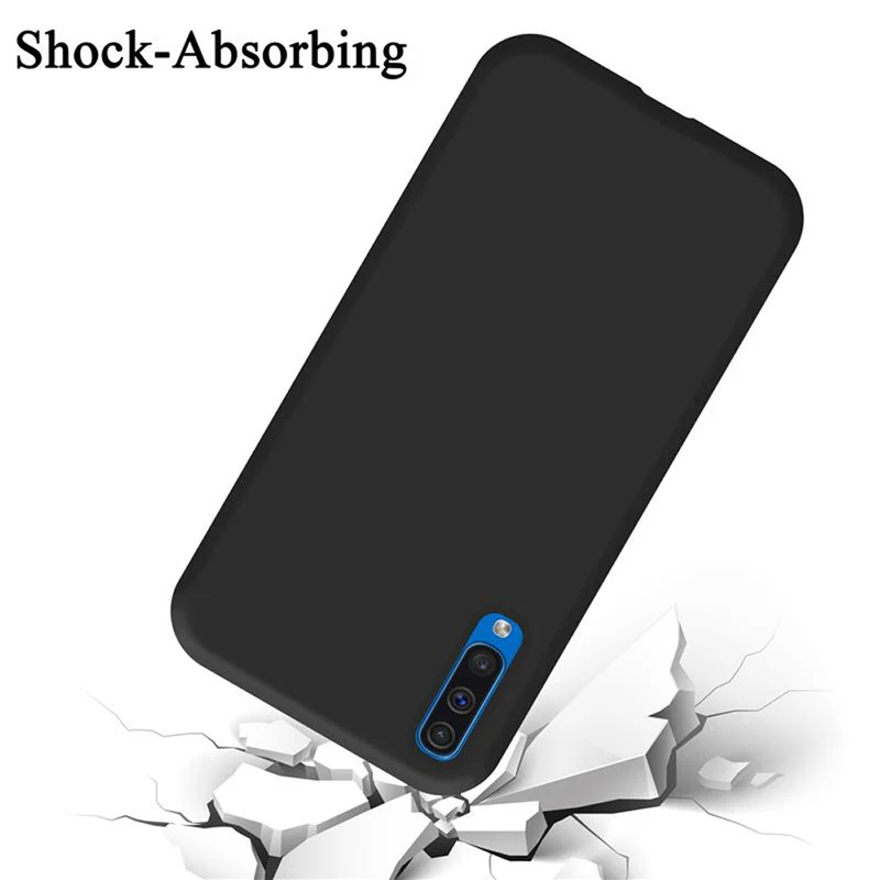 Cadorabo Hülle kompatibel mit Samsung Galaxy A50 4G / A50s / A30s Schutzhülle aus flexiblem TPU Silikon